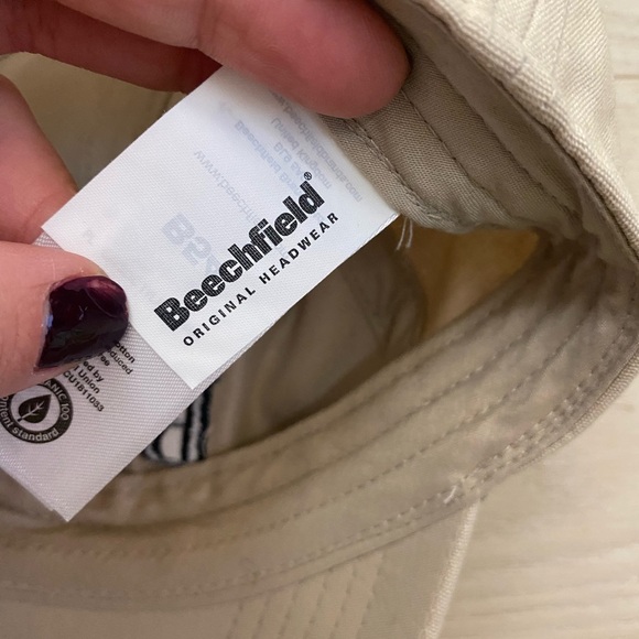 NEW Wolf & Badger BY11 ORGANIC EMBROIDERED CAP - SAND - Picture 6 of 10